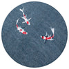 Louis De Poortere Pop Koi 9390 Japanese Pond Area Rug Round Main Image