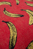 Louis De Poortere Pop Banana 9392 Miami Red Area Rug Detail Image