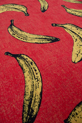 Louis De Poortere Pop Banana 9392 Miami Red Area Rug Detail Image
