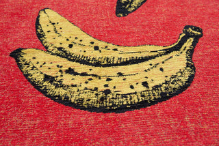 Louis De Poortere Pop Banana 9392 Miami Red Area Rug Detail Image