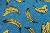 Louis De Poortere Pop Banana 9394 California Blue Area Rug Detail Image