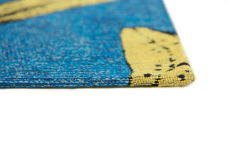 Louis De Poortere Pop Banana 9394 California Blue Area Rug Pile Image
