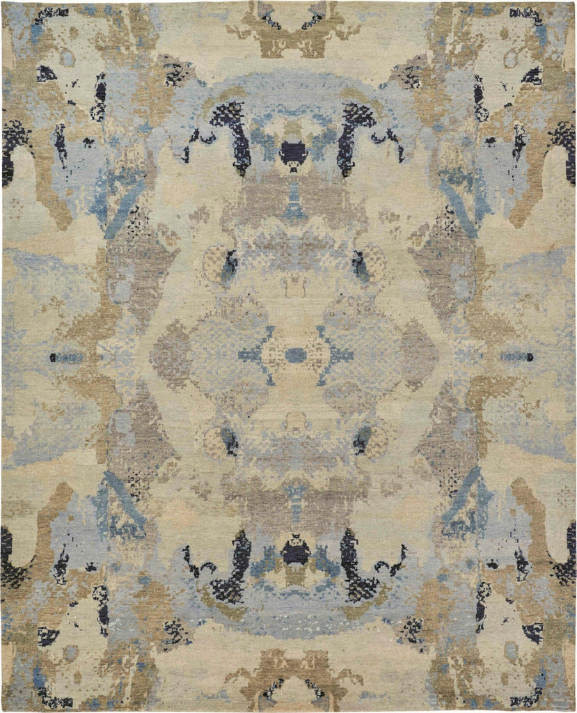 Havila Fine Rugs Lithol H1478 Ivory/Blue Area Rug