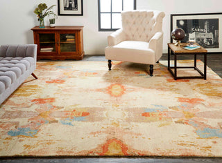 Havila Fine Rugs Lithol H1480 Ivory/Multi Area Rug Lifestyle Image Feature