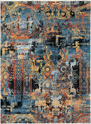 Havila Fine Rugs Boise H1509 Blue/Gold Area Rug