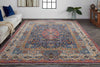 Havila Fine Rugs Destiny Elite H1370 Blue/Multi Area Rug Lifestyle Image Feature