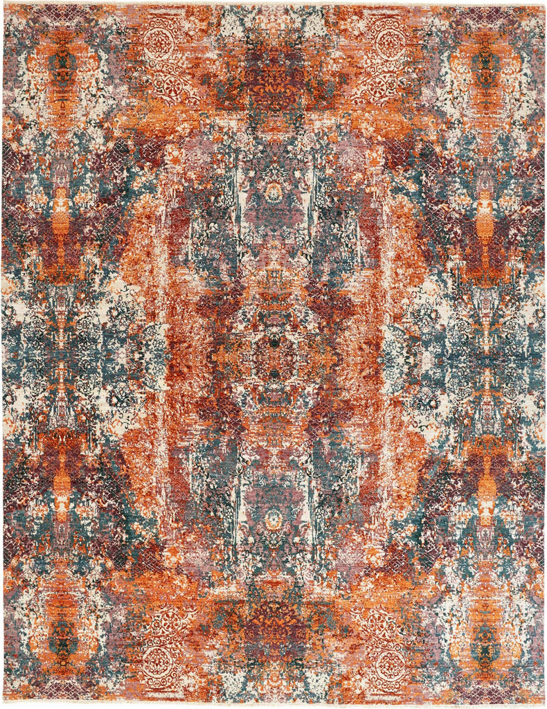 Havila Fine Rugs Destiny Elite H1384 Orange/Multi Area Rug