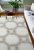 Bashian Tribeca A148-WV109 Ivory/Grey Area Rug