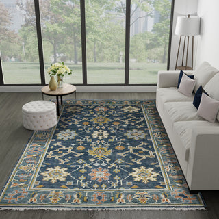 Bashian Artifact A154-AR117 Blue Area Rug