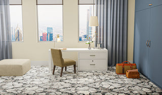Bashian Allure A161-ALR133 Grey Area Rug Lifestyle Image Feature