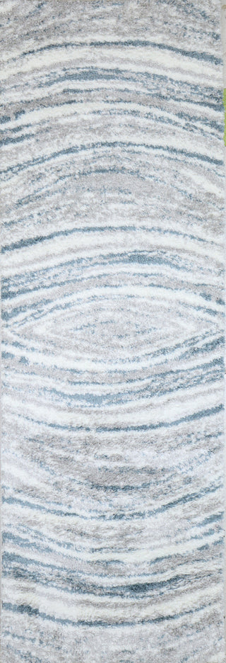 Bashian Andes A164-AND108 White/Blue Area Rug Runner Image