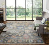 Ancient Boundaries Aquilla AQU-02 Smoke/Multi Area Rug Room Scene Image