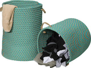 Colonial Mills Cabana Woven Hampers AA21 Aqua