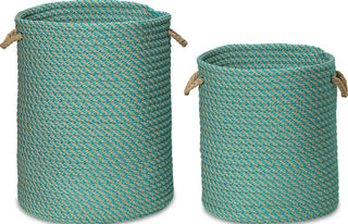 Colonial Mills Cabana Woven Hampers AA21 Aqua