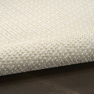 Nourison Atlantic Avenue AAV01 Beige Area Rug by DKNY Corner Image