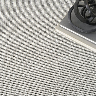 Nourison Atlantic Avenue AAV01 Ivory Black Area Rug by DKNY Corner Image