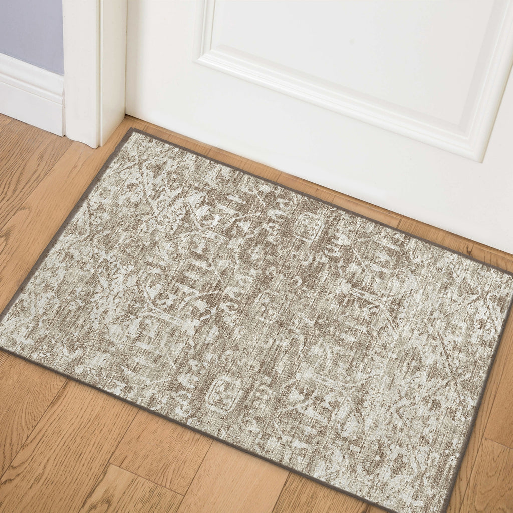 Dalyn Aberdeen AB1 Mushroom Area Rug Scatter Lifestyle Image Feature