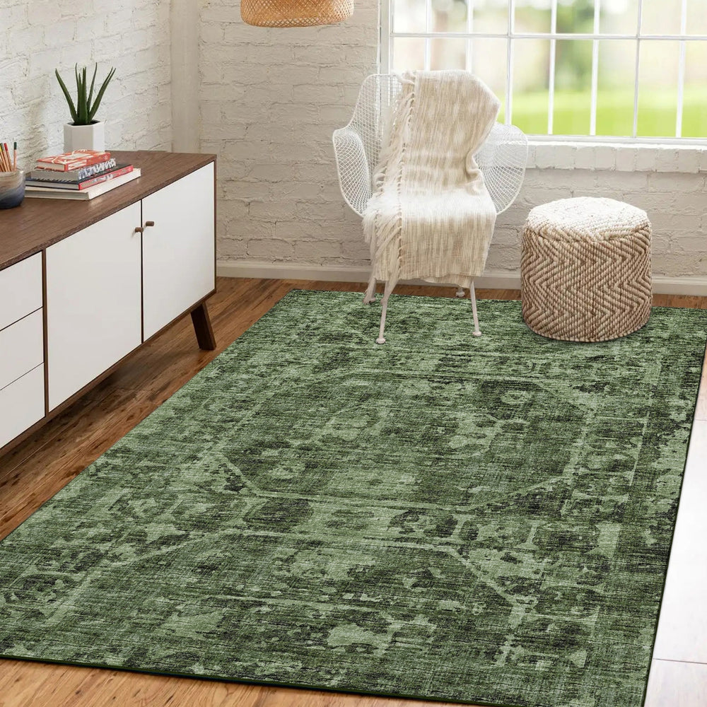 Dalyn Aberdeen AB2 Cactus Area Rug Lifestyle Image Feature