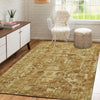 Dalyn Aberdeen AB2 Gold Area Rug Lifestyle Image Feature