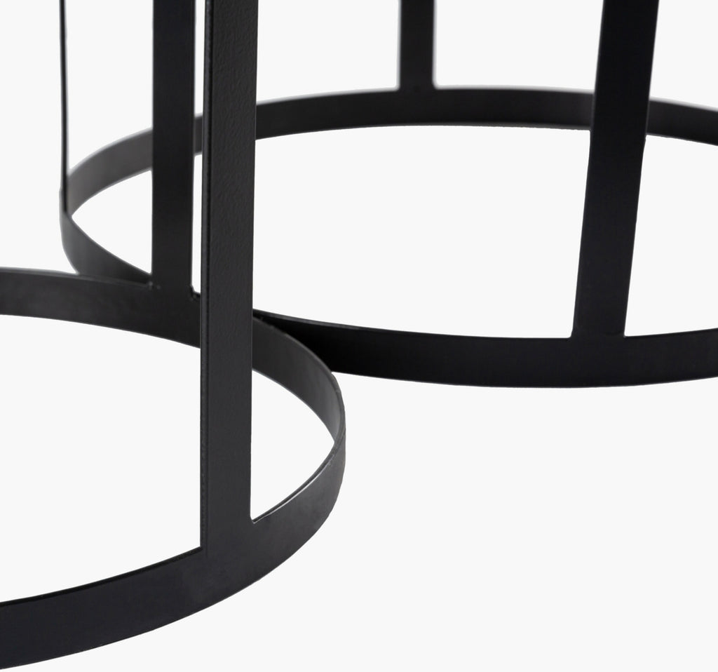 Surya Abrazo ABR-002 White / Black Furniture main image