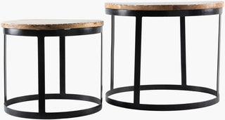 Surya Abrazo ABR-002 White / Black Furniture Main Image