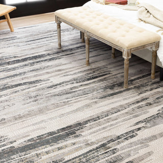 Karastan Tryst Abruzzi Granite Area Rug Lifestyle Image Feature