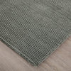 Feizy Abbott 8A24F Black Area Rug Corner Image with Rug Pad