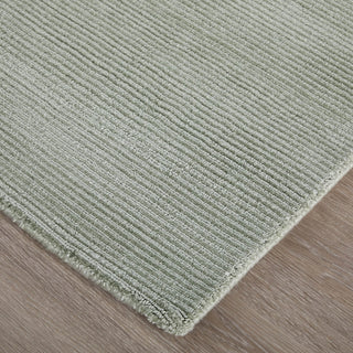 Feizy Abbott 8A24F Green Area Rug Corner Image with Rug Pad