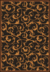 Joy Carpets Any Day Matinee Acanthus Brown Area Rug