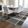Piper Looms Chantille Plaid ACN1000 Black Machine Washable Area Rug Lifestyle Image Feature