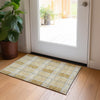 Piper Looms Chantille Plaid ACN1000 Gold Machine Washable Area Rug Scatter Lifestyle Image Feature