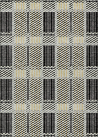 Piper Looms Chantille Plaid ACN1000 Gray Machine Washable Area Rug main image
