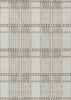 Piper Looms Chantille Plaid ACN1000 Ivory Machine Washable Area Rug main image