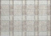 Piper Looms Chantille Plaid ACN1000 Ivory Machine Washable Area Rug Scatter Main Image