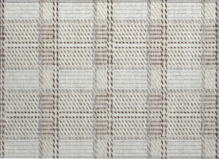 Piper Looms Chantille Plaid ACN1000 Ivory Machine Washable Area Rug Scatter Main Image