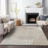 Piper Looms Chantille Circles ACN1001 Beige Machine Washable Area Rug Lifestyle Image Feature