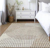 Piper Looms Chantille Circles ACN1001 Beige Machine Washable Area Rug Lifestyle Image Feature