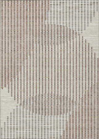 Piper Looms Chantille Circles ACN1001 Beige Machine Washable Area Rug main image