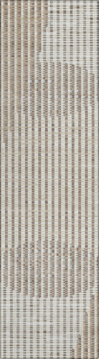 Piper Looms Chantille Circles ACN1001 Beige Machine Washable Area Rug Runner Main Image