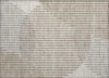 Piper Looms Chantille Circles ACN1001 Beige Machine Washable Area Rug Scatter Main Image