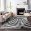 Piper Looms Chantille Circles ACN1001 Gray Machine Washable Area Rug Lifestyle Image Feature