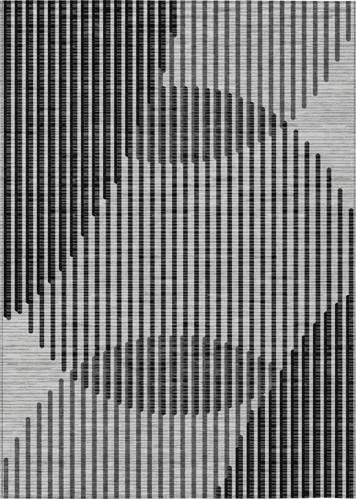 Piper Looms Chantille Circles ACN1001 Gray Machine Washable Area Rug main image