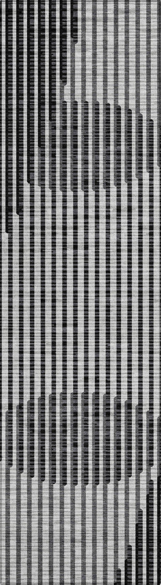 Piper Looms Chantille Circles ACN1001 Gray Machine Washable Area Rug Runner Main Image