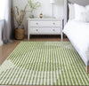 Piper Looms Chantille Circles ACN1001 Green Machine Washable Area Rug Lifestyle Image Feature