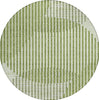 Piper Looms Chantille Circles ACN1001 Green Machine Washable Area Rug Round Main Image