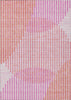 Piper Looms Chantille Circles ACN1001 Pink Machine Washable Area Rug main image