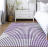 Piper Looms Chantille Circles ACN1001 Purple Machine Washable Area Rug Lifestyle Image Feature