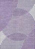 Piper Looms Chantille Circles ACN1001 Purple Machine Washable Area Rug main image