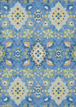 Piper Looms Chantille Oriental ACN1002 Blue Machine Washable Area Rug main image