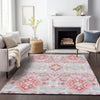 Piper Looms Chantille Oriental ACN1002 Blush Machine Washable Area Rug Lifestyle Image Feature